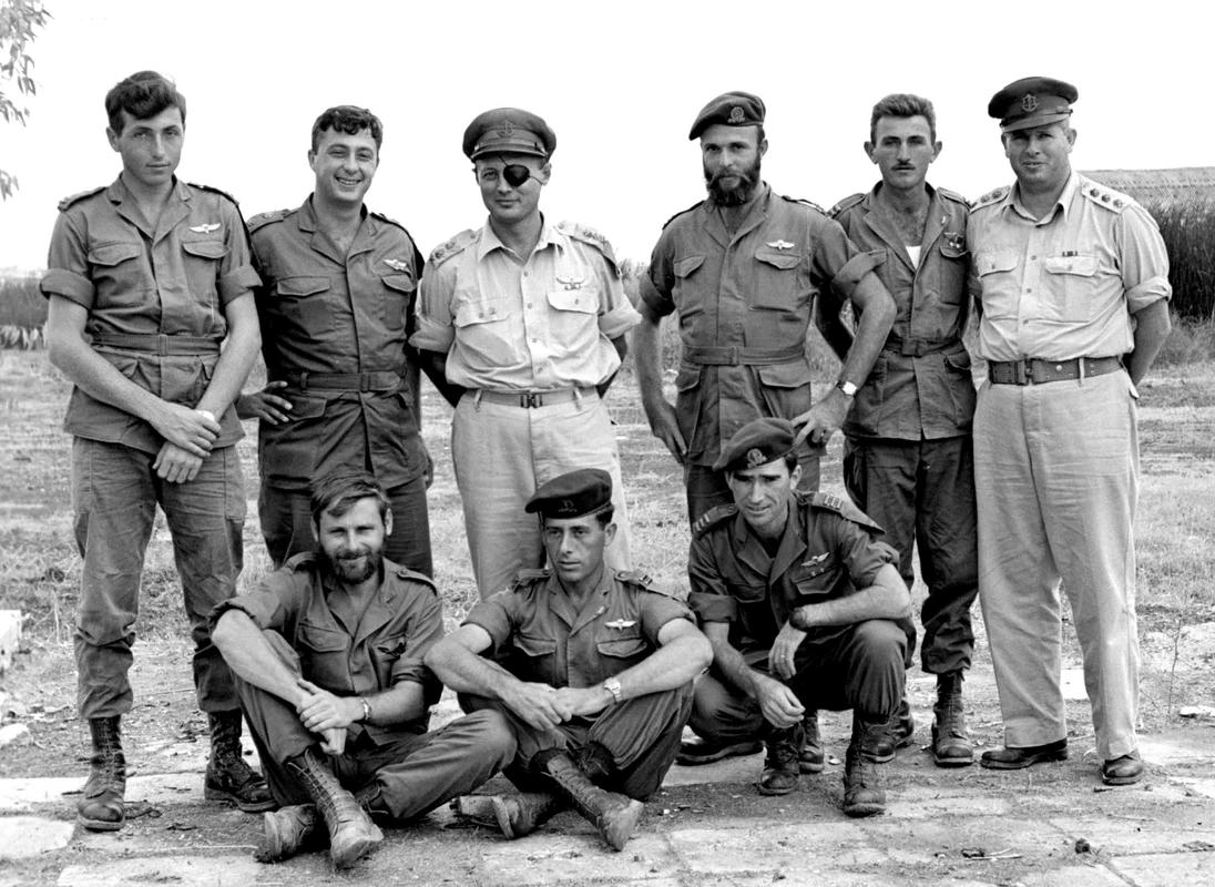 Iconic portrait of General Moshe Dayan